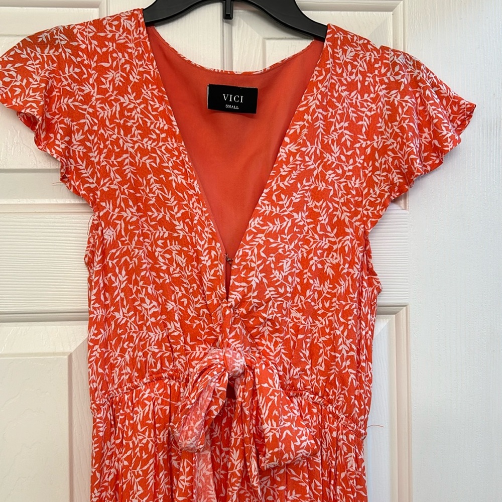 Women’s high low pattern dress